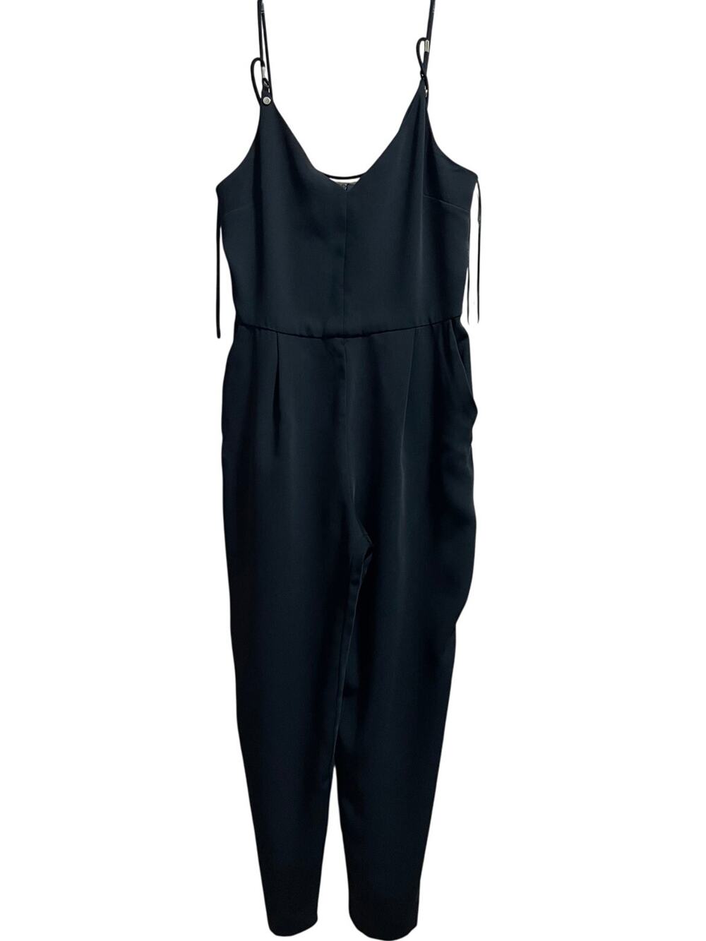 Zara Basic Black Women's Size Small Sleeveless Jumpsuit